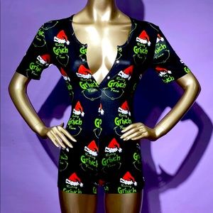 Christmas inspired Grinch’s onesie